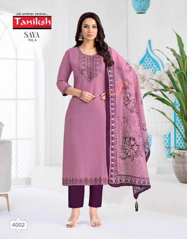 Taniksh Saya vol 4 catalog wholesale kurti in surat market - Sanvari Fashion