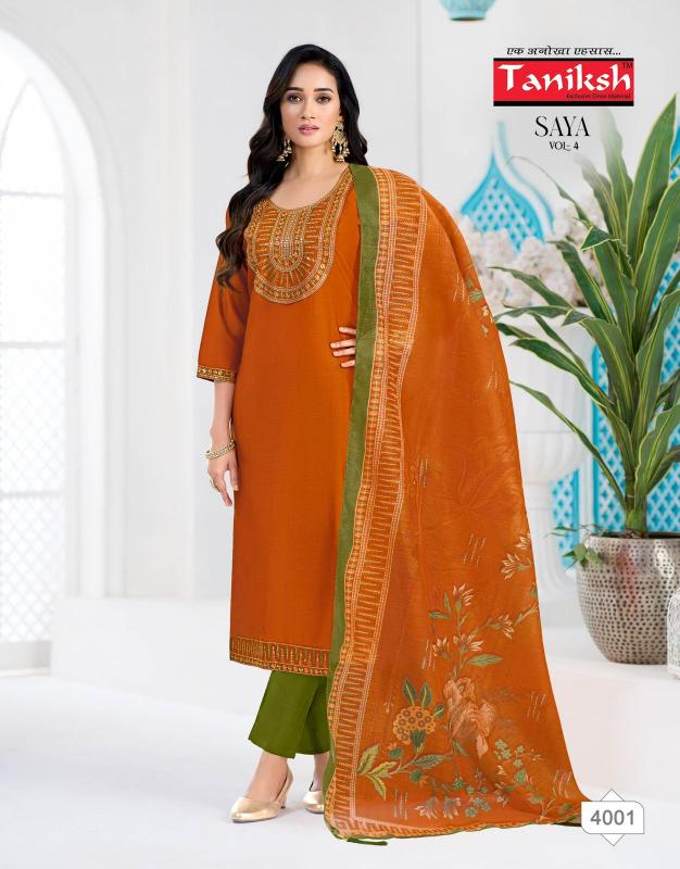 Taniksh Saya vol 4 catalog wholesale kurti in surat market - Sanvari Fashion