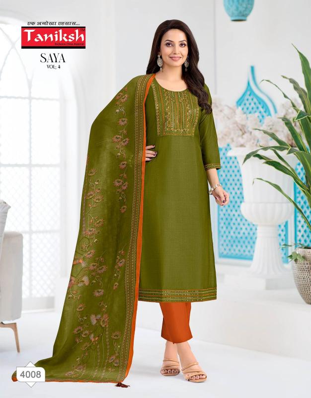 Taniksh Saya vol 4 catalog wholesale kurti in surat market - Sanvari Fashion