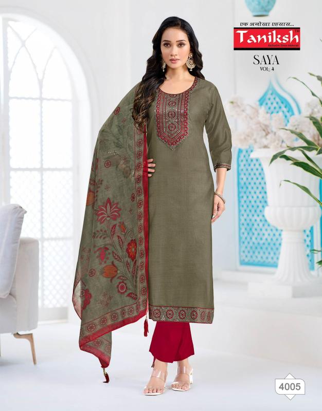 Taniksh Saya vol 4 catalog wholesale kurti in surat market - Sanvari Fashion