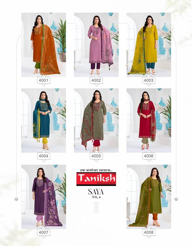 Taniksh Saya vol 4 catalog wholesale kurti in surat market - Sanvari Fashion