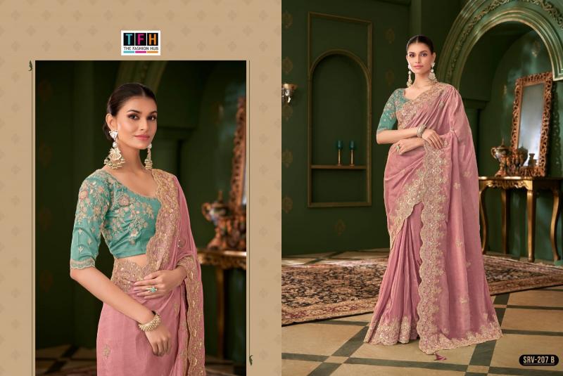 Tfh Sarvaratna Hits catalog biggest wholesale saree market in india - Sanvari Fashion