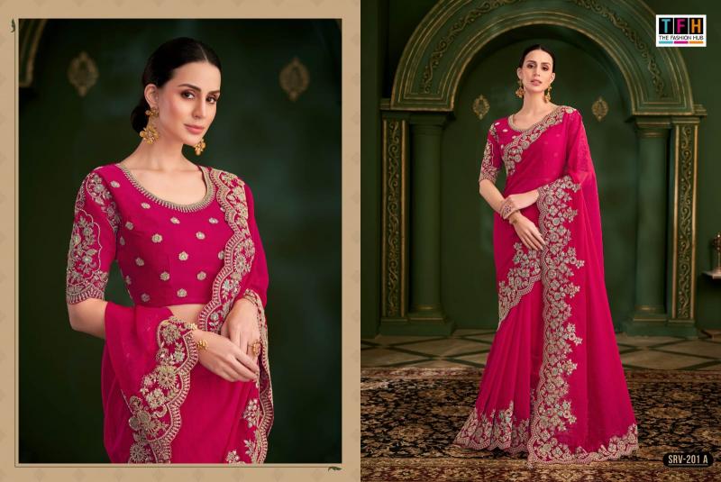 Tfh Sarvaratna Hits catalog biggest wholesale saree market in india - Sanvari Fashion