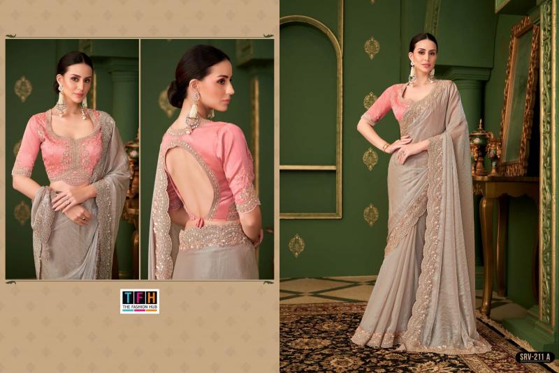 Tfh Sarvaratna Hits catalog biggest wholesale saree market in india - Sanvari Fashion
