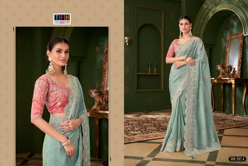 Tfh Sarvaratna Hits catalog biggest wholesale saree market in india - Sanvari Fashion