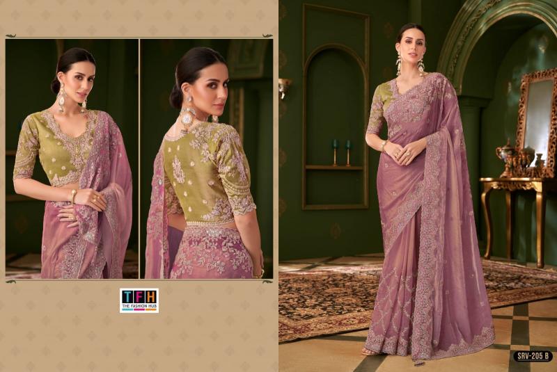 Tfh Sarvaratna Hits catalog biggest wholesale saree market in india - Sanvari Fashion