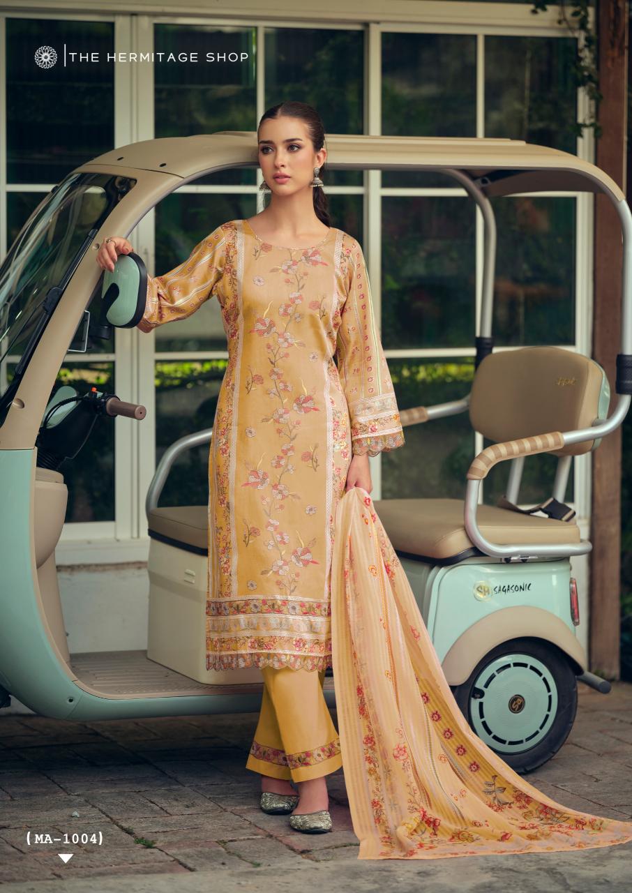 The Hermitage Shop Mazda catalog dress material at surat - Sanvari Fashion
