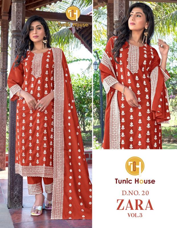 Tunic House Zara vol 3 catalog ladies kurti wholesale market in delhi - Sanvari Fashion