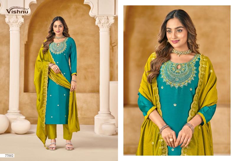 Vishnu Nazariya catalog wholesale market of salwar kameez in kolkata - Sanvari Fashion