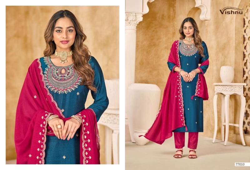 Vishnu Nazariya catalog wholesale market of salwar kameez in kolkata - Sanvari Fashion