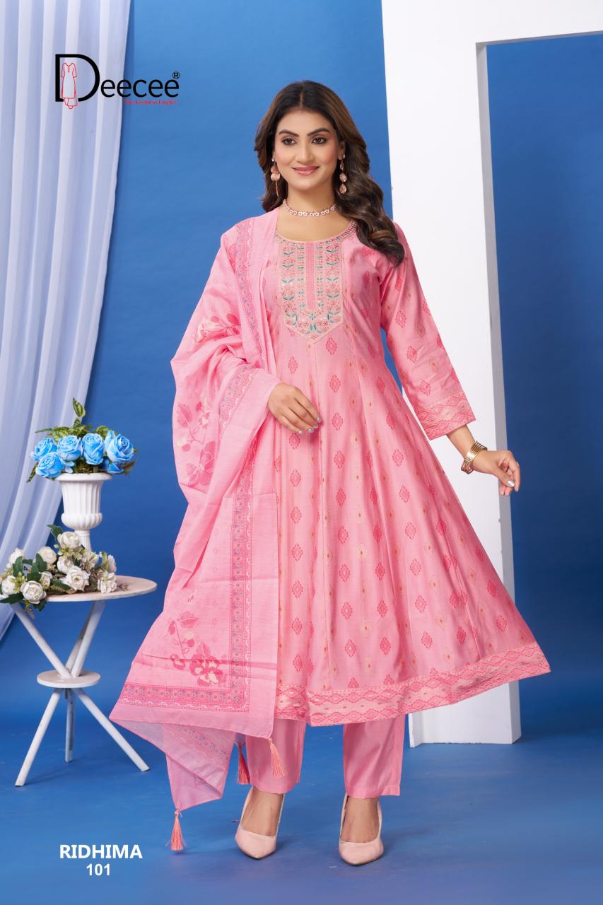 Deecee Ridhima catalog wholesale market for readymade kurtis in mumbai - Sanvari Fashion