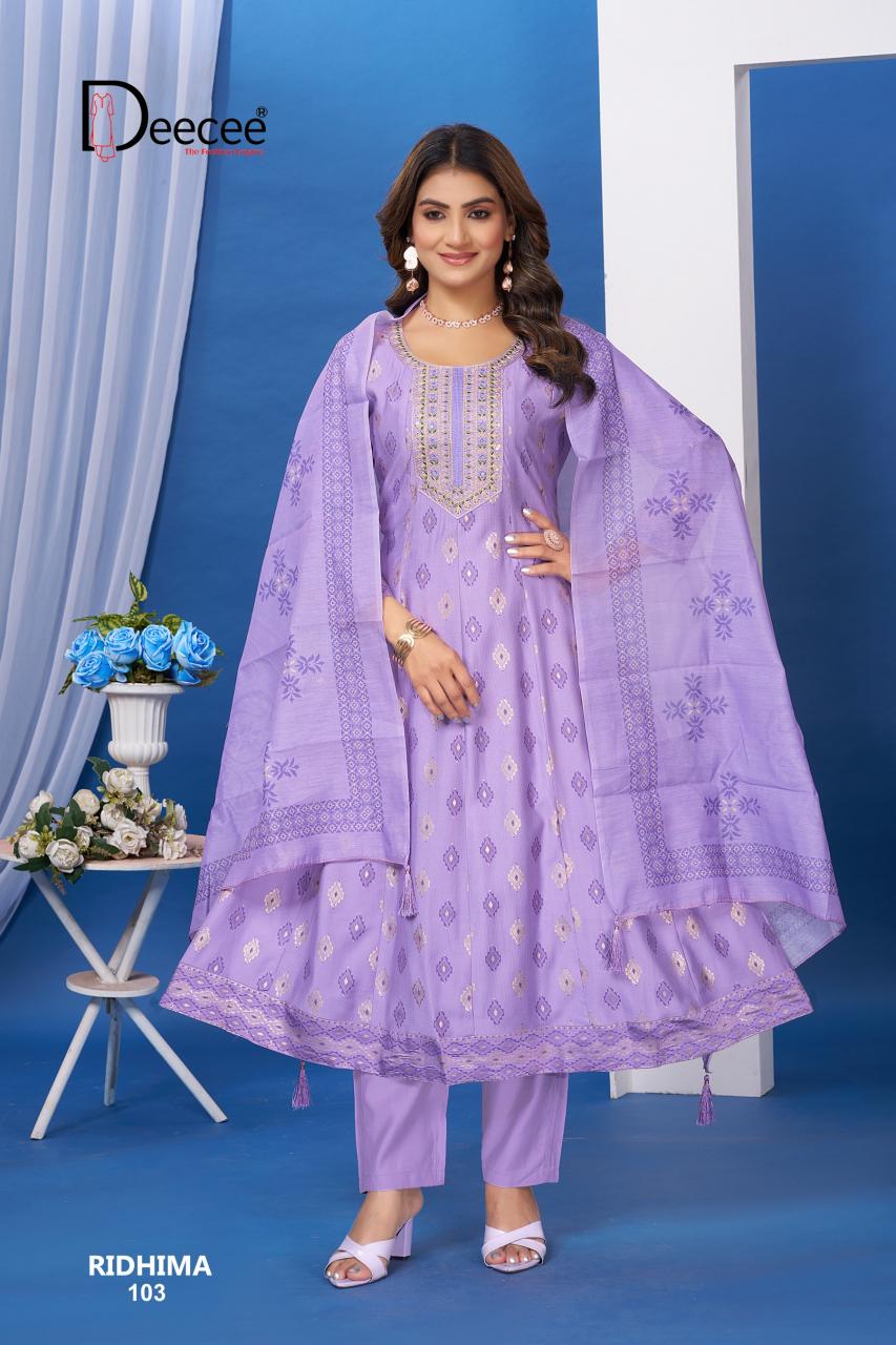 Deecee Ridhima catalog wholesale market for readymade kurtis in mumbai - Sanvari Fashion