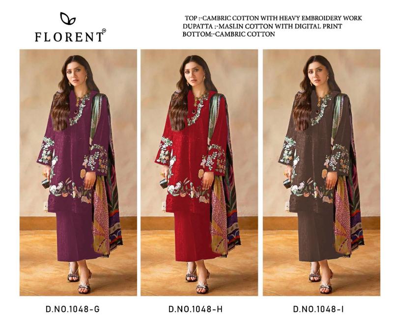 Florent D No 1048 G To I catalog pakistani suits in wholesale price - Sanvari Fashion