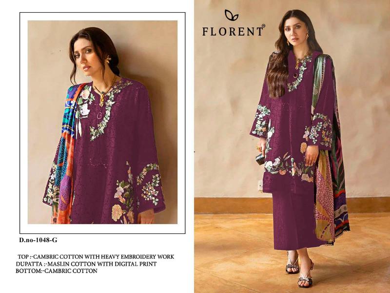 Florent D No 1048 G To I catalog pakistani suits in wholesale price - Sanvari Fashion