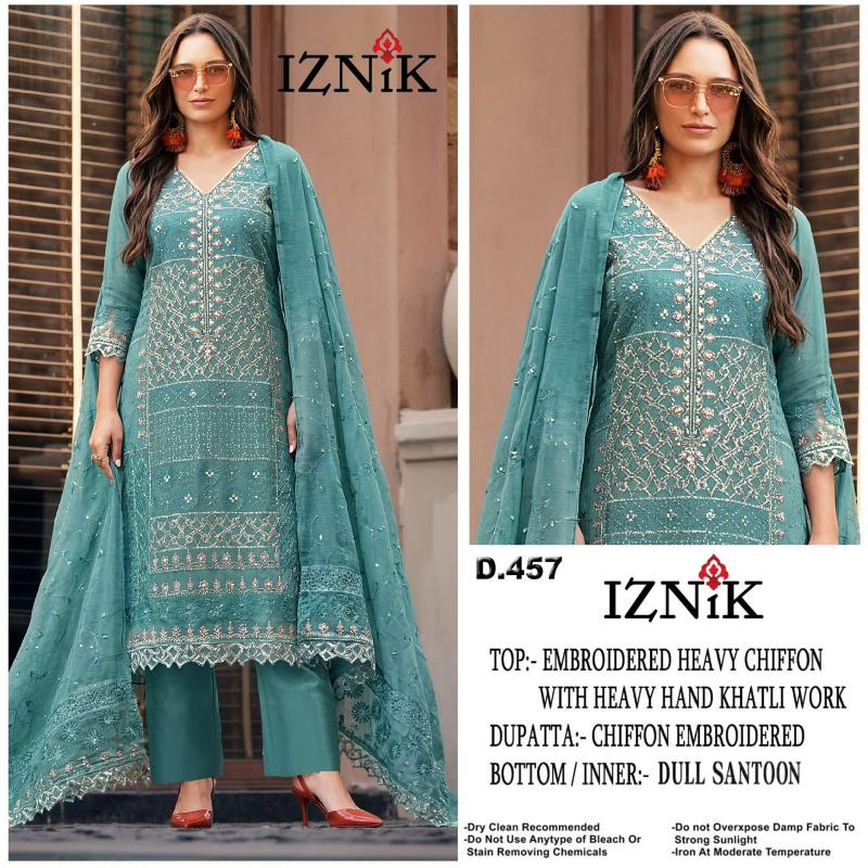 Iznik 457 Catalog pakistani suits importer wholesaler delhi - Sanvari Fashion