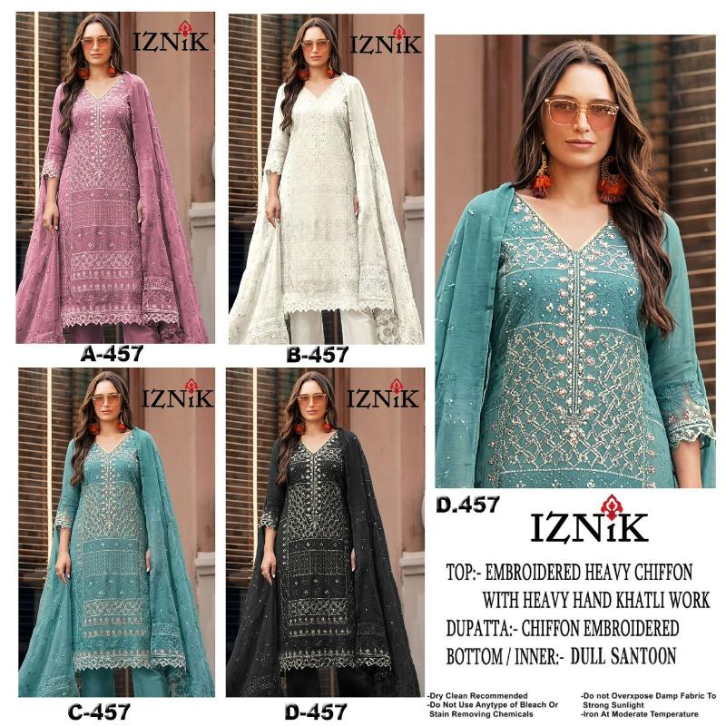 Iznik 457 Catalog pakistani suits importer wholesaler delhi - Sanvari Fashion