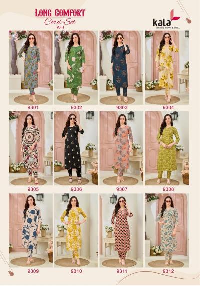 Kala Long Comfort Vol-1 – Long Cord Set - Wholesale Catalog - Sanvari Fashion