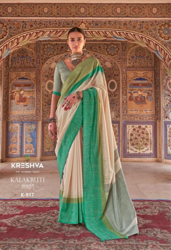 Kreshva Kalakruti catalog wholesale saree market in mumbai with price - Sanvari Fashion