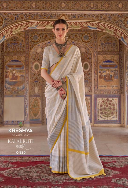 Kreshva Kalakruti catalog wholesale saree market in mumbai with price - Sanvari Fashion