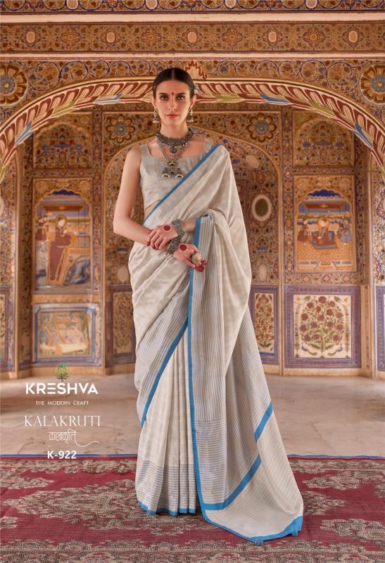 Kreshva Kalakruti catalog wholesale saree market in mumbai with price - Sanvari Fashion