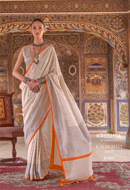 Kreshva Kalakruti catalog wholesale saree market in mumbai with price - Sanvari Fashion