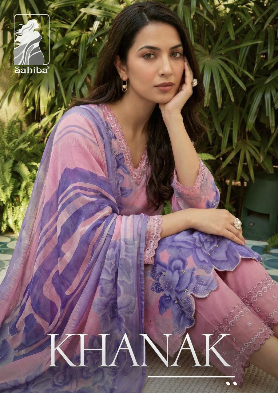 Sahiba Khanak catalog salwar kameez wholesale market in mumbai - Sanvari Fashion