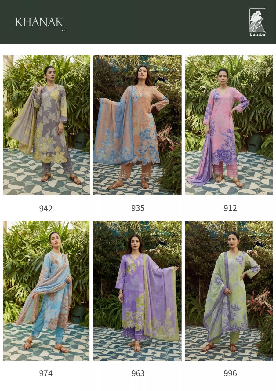 Sahiba Khanak catalog salwar kameez wholesale market in mumbai - Sanvari Fashion