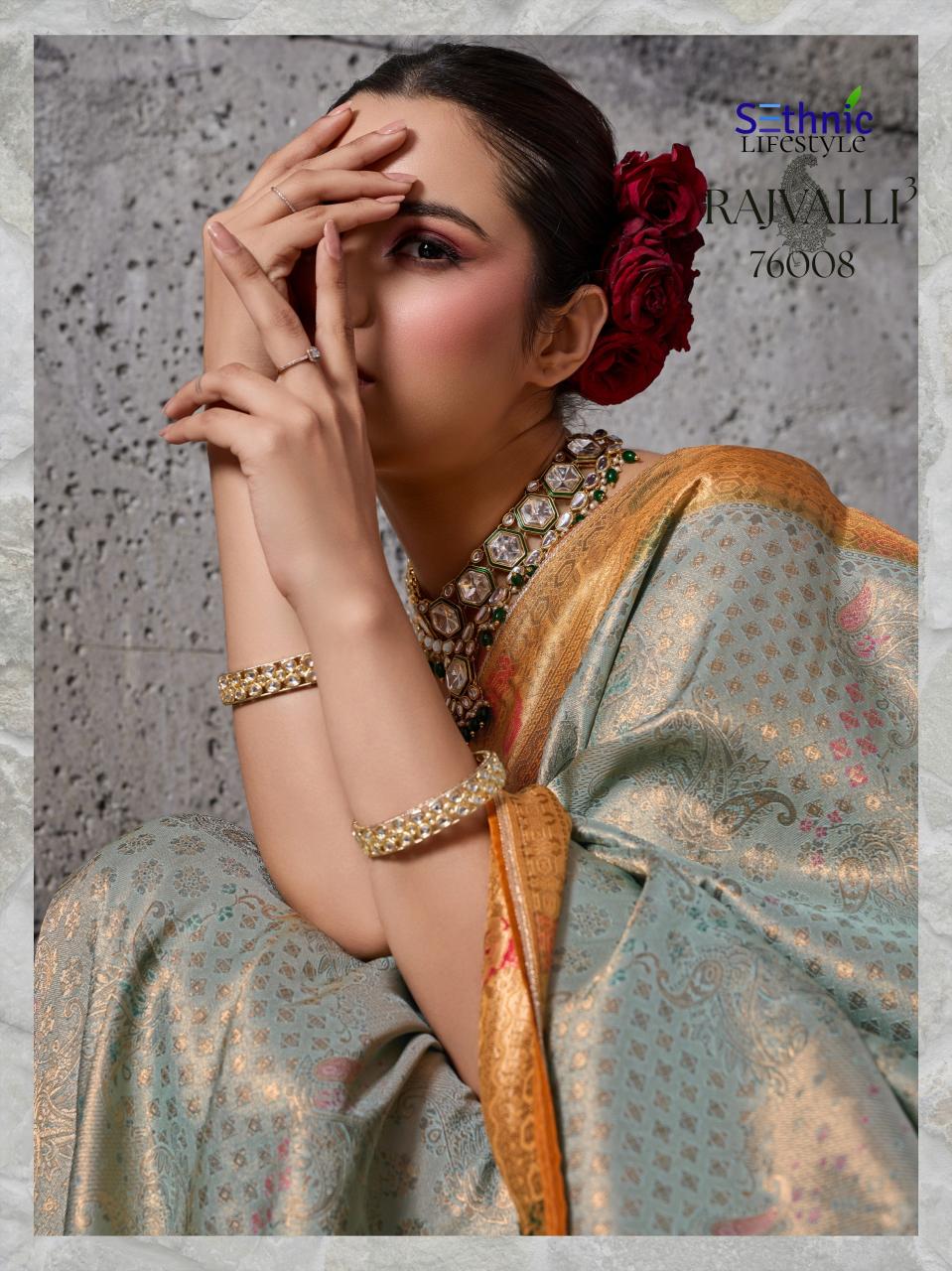 Sethnic Rajvalli vol 3 catalog kanjivaram saree wholesale market in mumbai - Sanvari Fashion