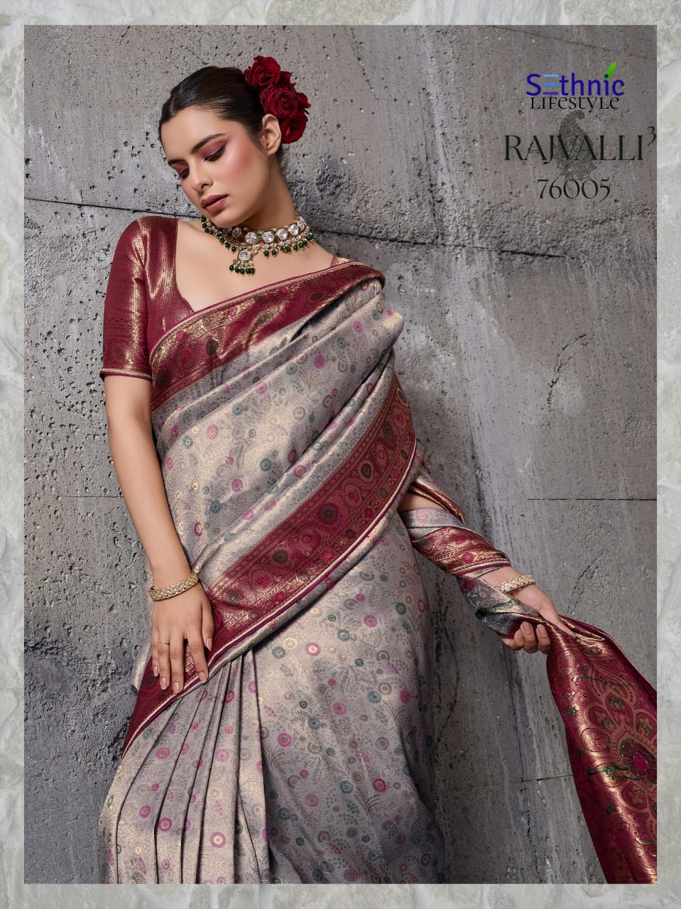 Sethnic Rajvalli vol 3 catalog kanjivaram saree wholesale market in mumbai - Sanvari Fashion