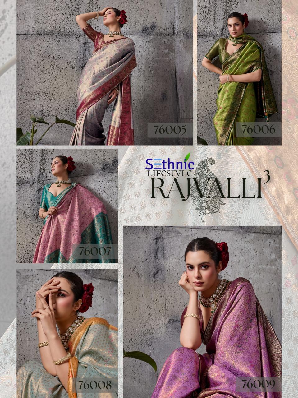 Sethnic Rajvalli vol 3 catalog kanjivaram saree wholesale market in mumbai - Sanvari Fashion