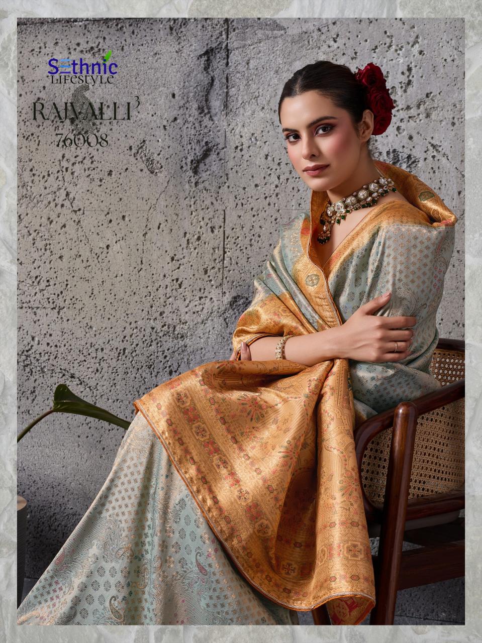 Sethnic Rajvalli vol 3 catalog kanjivaram saree wholesale market in mumbai - Sanvari Fashion
