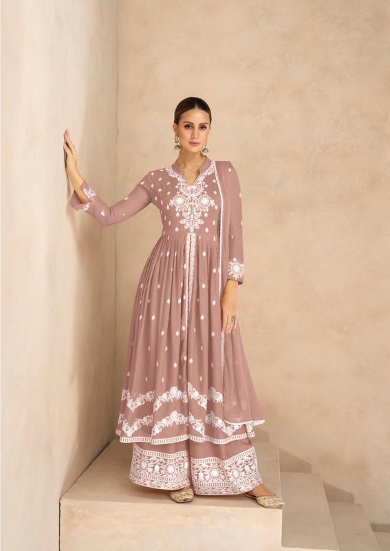 Vamika Lakhnavi Vol 6 gold (D.NO.1031V To 1031Z) catalog wholesale market for lucknowi kurtis - Sanvari Fashion