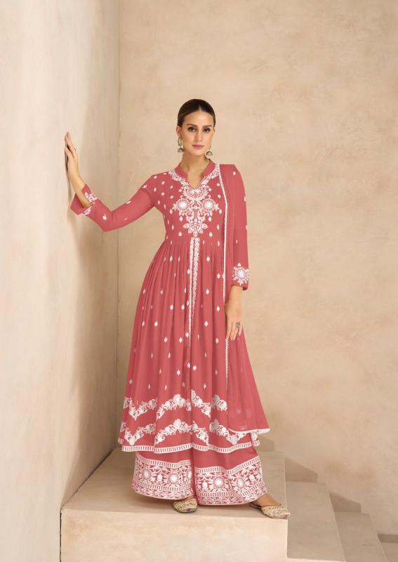 Vamika Lakhnavi Vol 6 gold (D.NO.1031V To 1031Z) catalog wholesale market for lucknowi kurtis - Sanvari Fashion