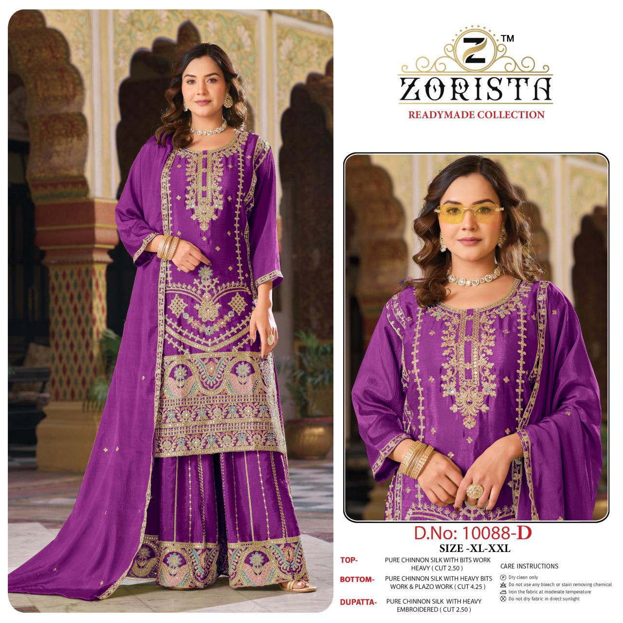 Zorista 10080 catalog wholesale pakistani suits online - Sanvari Fashion