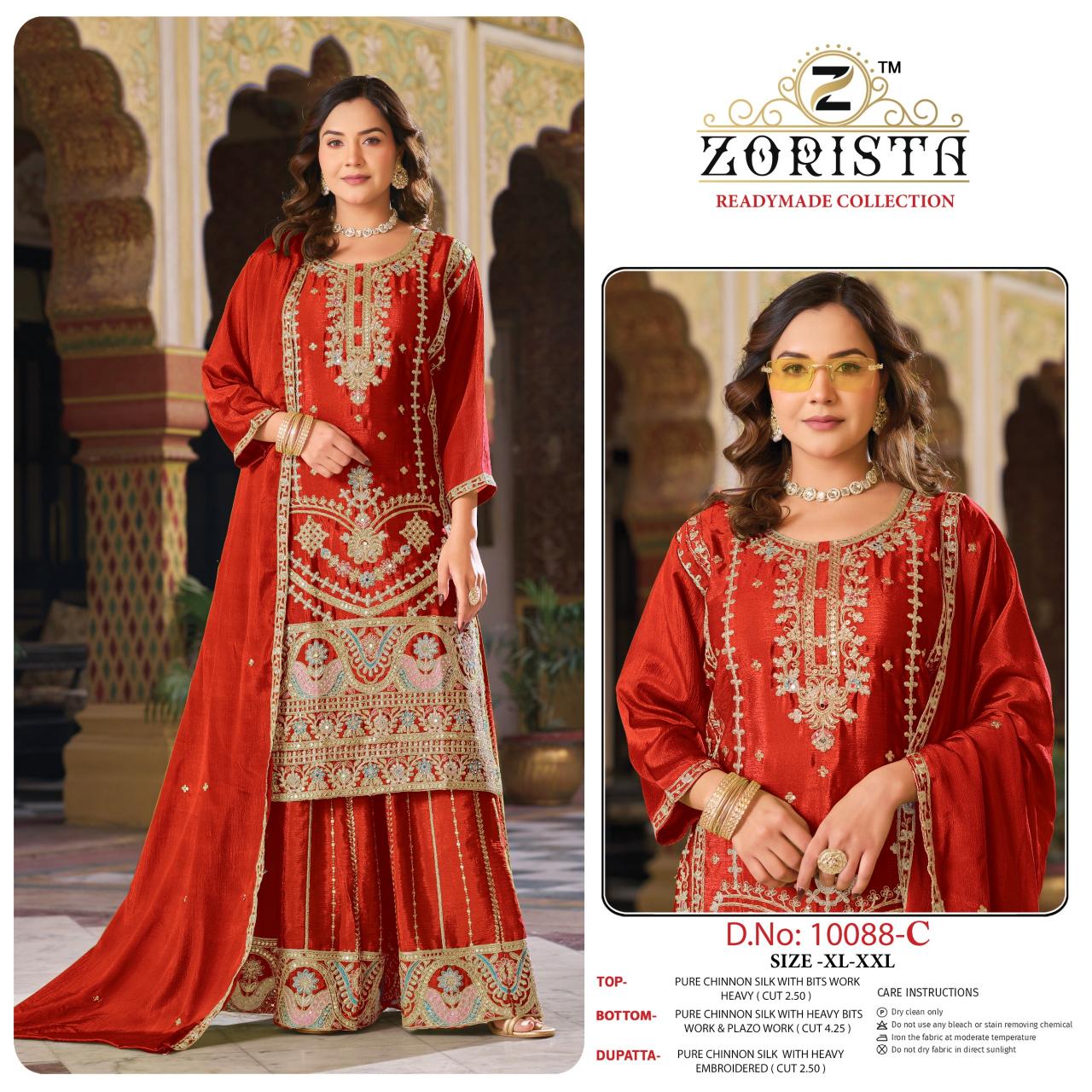 Zorista 10080 catalog wholesale pakistani suits online - Sanvari Fashion