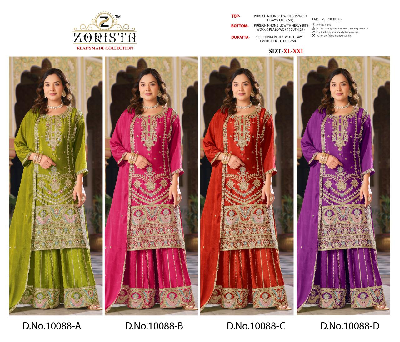 Zorista 10080 catalog wholesale pakistani suits online - Sanvari Fashion