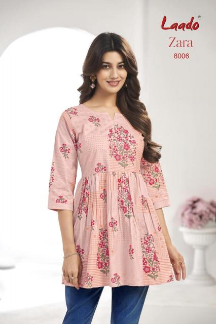 Laado Zara Vol-8 – Tunic Short Top With Flair - Wholesale Catalog - Sanvari Fashion