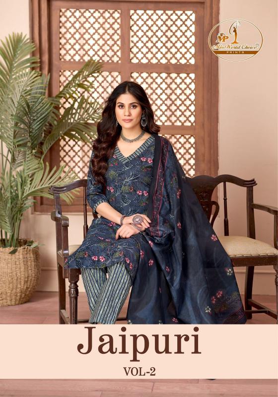 Miss World Jaipuri Vol-2 – Kurti Pant With Dupatta - Wholesale Catalog - Sanvari Fashion