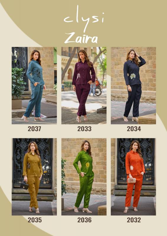 Clysi Zaira catalog co ord sets womens - Sanvari Fashion