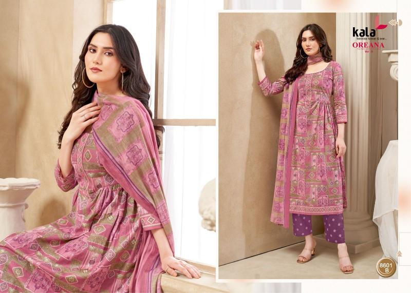 Kala Oreana Vol-9 – Dress Material - Wholesale Catalog - Sanvari Fashion
