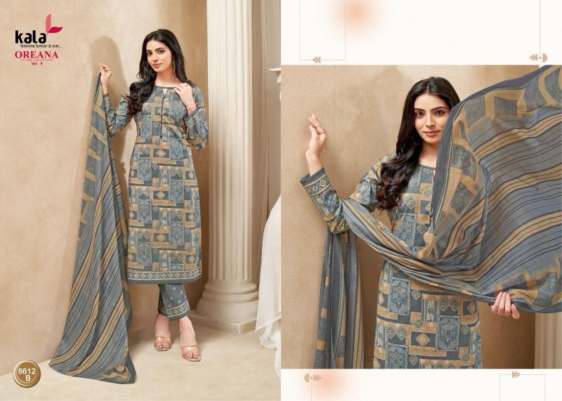Kala Oreana Vol-9 – Dress Material - Wholesale Catalog - Sanvari Fashion