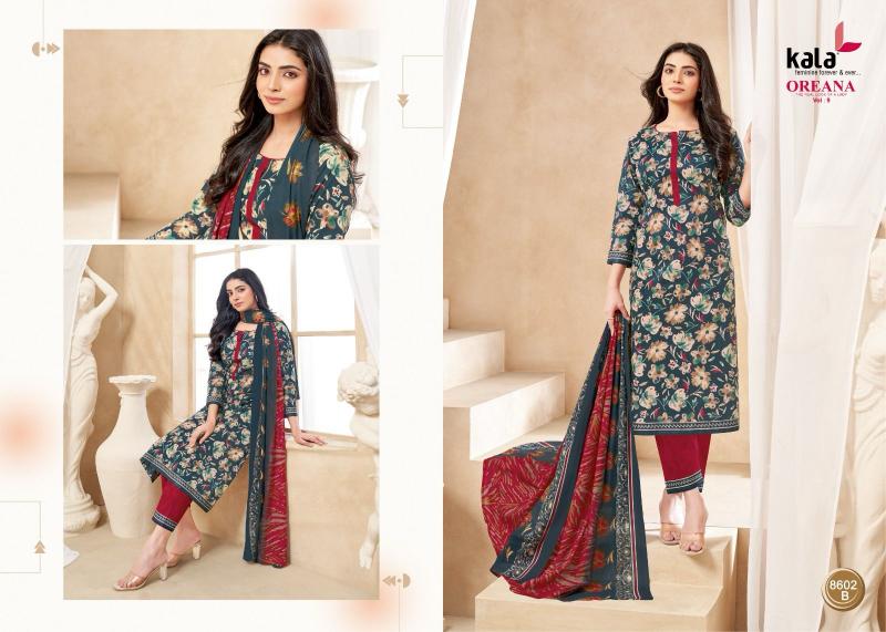 Kala Oreana Vol-9 – Dress Material - Wholesale Catalog - Sanvari Fashion