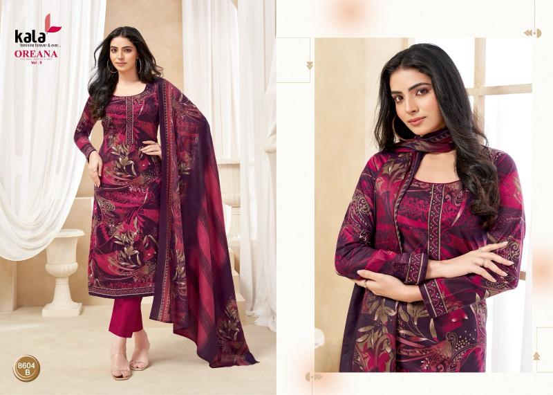 Kala Oreana Vol-9 – Dress Material - Wholesale Catalog - Sanvari Fashion