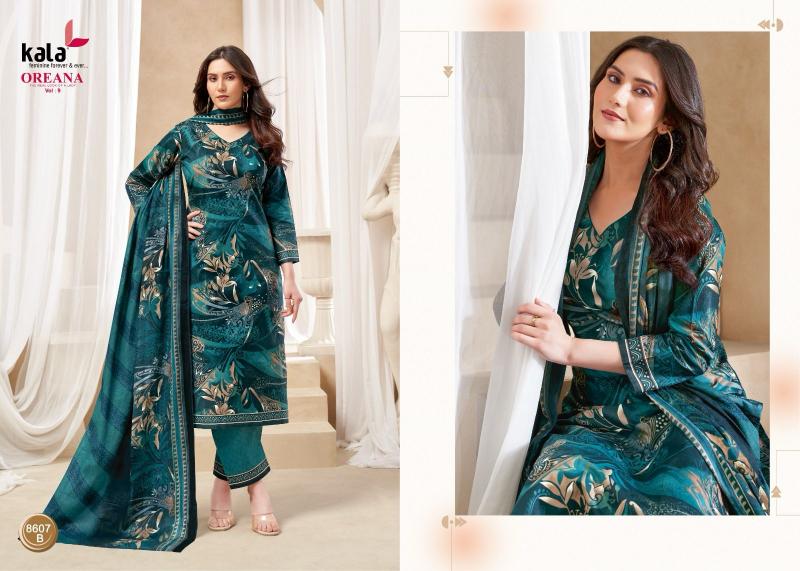 Kala Oreana Vol-9 – Dress Material - Wholesale Catalog - Sanvari Fashion