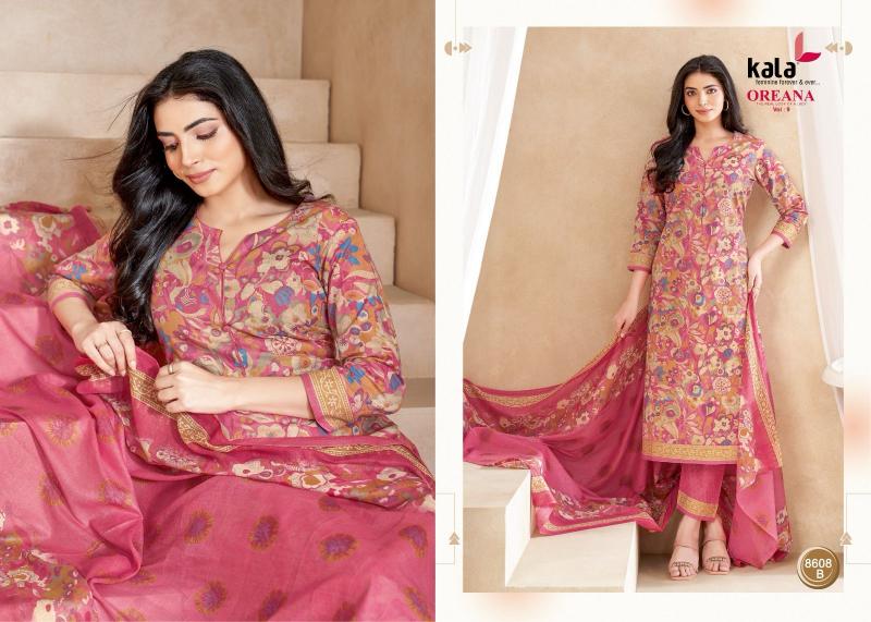 Kala Oreana Vol-9 – Dress Material - Wholesale Catalog - Sanvari Fashion