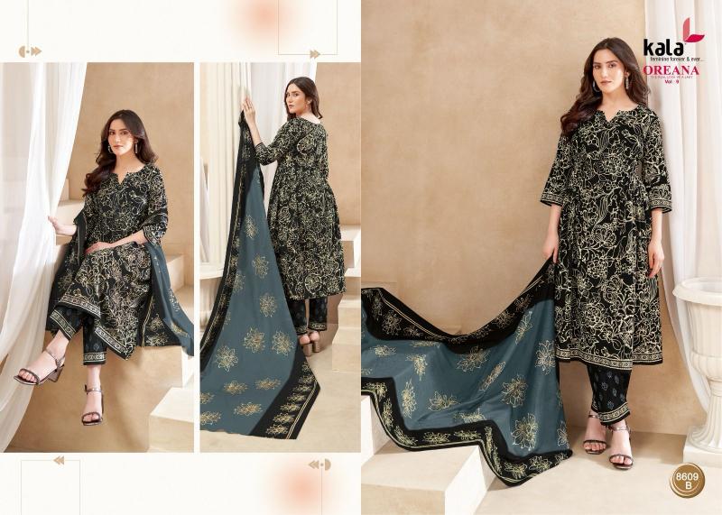 Kala Oreana Vol-9 – Dress Material - Wholesale Catalog - Sanvari Fashion