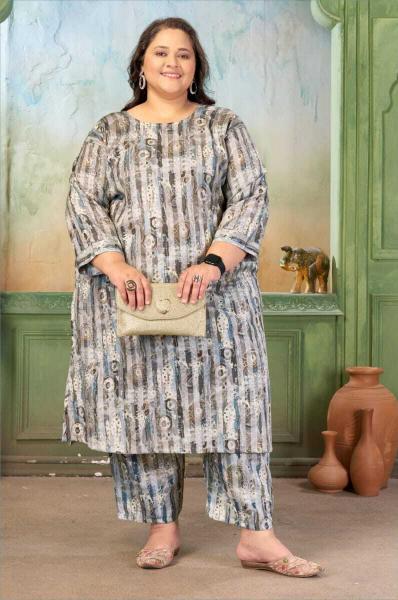 Moksh International Plus Size Prisha Vol 1 catalog plus size co ord set - Sanvari Fashion