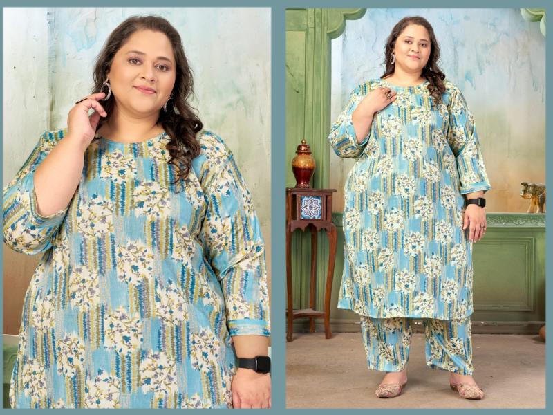 Moksh International Plus Size Prisha Vol 1 catalog plus size co ord set - Sanvari Fashion
