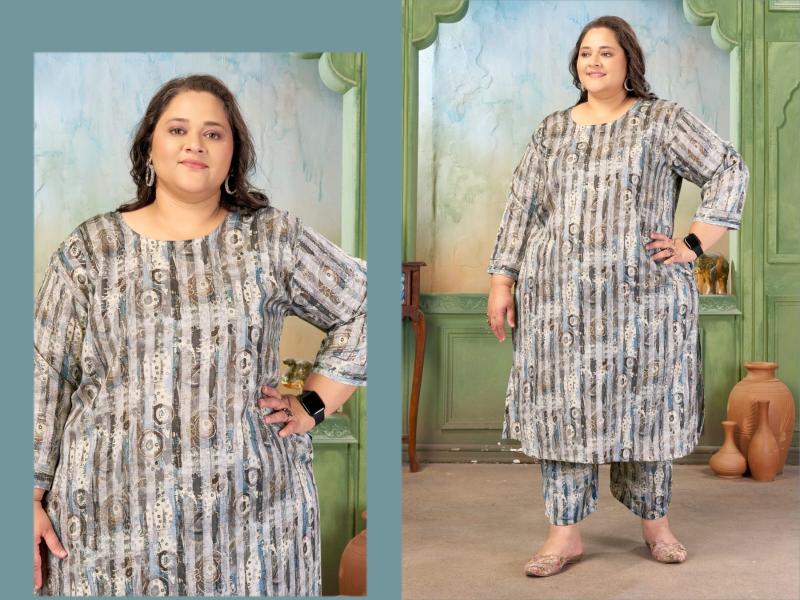 Moksh International Plus Size Prisha Vol 1 catalog plus size co ord set - Sanvari Fashion