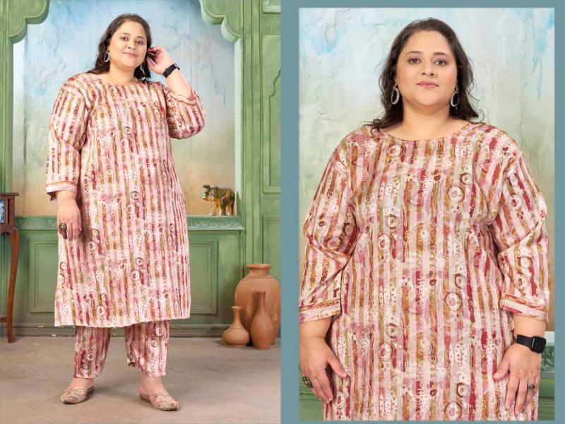 Moksh International Plus Size Prisha Vol 1 catalog plus size co ord set - Sanvari Fashion